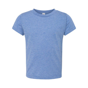 3413T BELLA + CANVAS Toddler Triblend Tee Blue Triblend