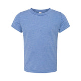 3413T BELLA + CANVAS Toddler Triblend Tee Blue Triblend