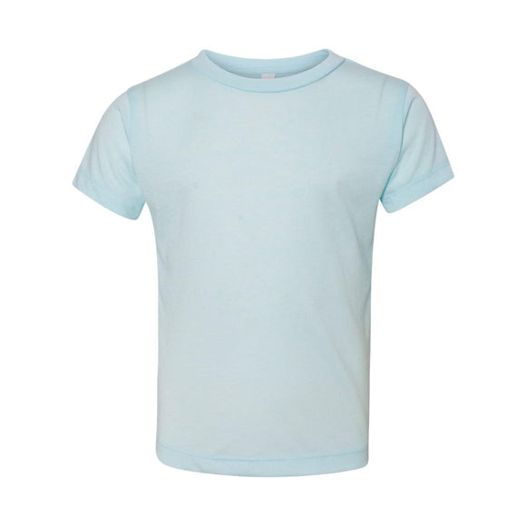 3413T BELLA + CANVAS Toddler Triblend Tee Ice Blue Triblend