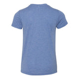 3413Y BELLA + CANVAS Youth Triblend Tee Blue Triblend