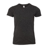 3413Y BELLA + CANVAS Youth Triblend Tee Charcoal Black Triblend