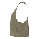 6682 BELLA + CANVAS Women's Racerback Crop Tank Heather Olive