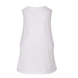 6682 BELLA + CANVAS Women's Racerback Crop Tank Solid White Blend