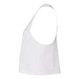 6682 BELLA + CANVAS Women's Racerback Crop Tank Solid White Blend