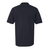 443M JERZEES 100% Ringspun Cotton Piqué Polo Black