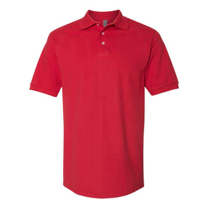 443M JERZEES 100% Ringspun Cotton Piqué Polo True Red