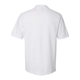 443M JERZEES 100% Ringspun Cotton Piqué Polo White