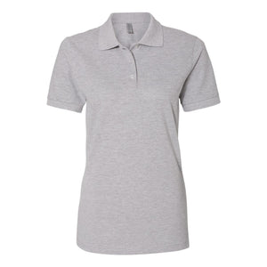 443W JERZEES Women's 100% Ringspun Cotton Piqué Polo Athletic Heather