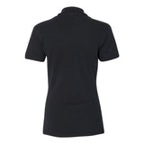 443W JERZEES Women's 100% Ringspun Cotton Piqué Polo Black