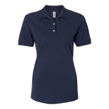 443W JERZEES Women's 100% Ringspun Cotton Piqué Polo J. Navy