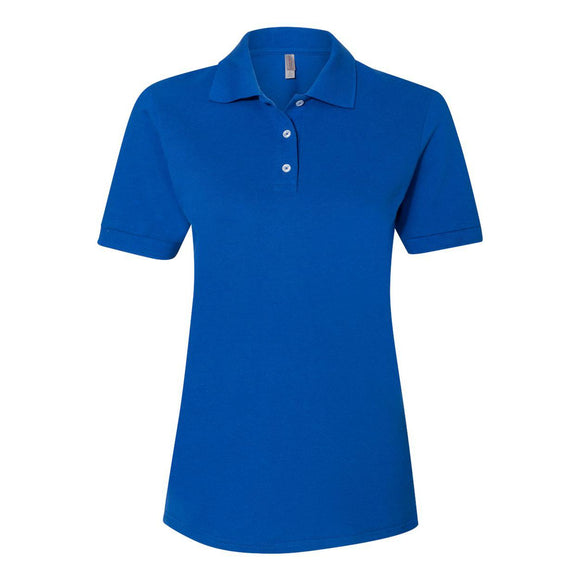 443W JERZEES Women's 100% Ringspun Cotton Piqué Polo Royal