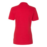 443W JERZEES Women's 100% Ringspun Cotton Piqué Polo True Red