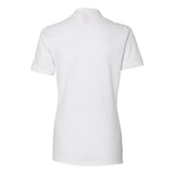 443W JERZEES Women's 100% Ringspun Cotton Piqué Polo White