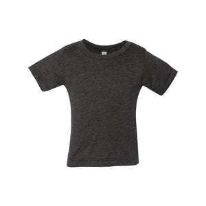 3413B BELLA + CANVAS Infant Triblend Tee Charcoal Black Triblend