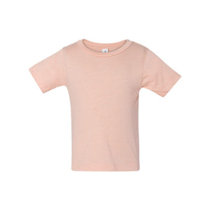 3413B BELLA + CANVAS Infant Triblend Tee Peach Triblend