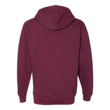 SS4500Z Independent Trading Co. Midweight Full-Zip Hooded Sweatshirt Maroon