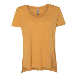 5030 Next Level Women's Festival Scoop Neck T-Shirt Antique Gold