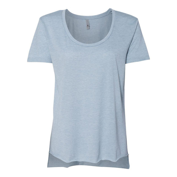 5030 Next Level Women's Festival Scoop Neck T-Shirt Stonewash Denim