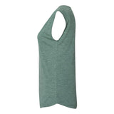 5040 Next Level Women's Festival Sleeveless Deep V-Neck T-Shirt Royal Pine