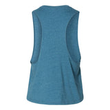 6682 BELLA + CANVAS Women's Racerback Crop Tank Heather Deep Teal