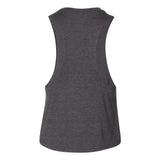 6682 BELLA + CANVAS Women's Racerback Crop Tank Dark Grey Heather