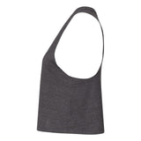 6682 BELLA + CANVAS Women's Racerback Crop Tank Dark Grey Heather