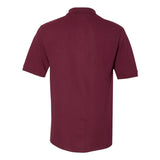 443M JERZEES 100% Ringspun Cotton Piqué Polo Maroon