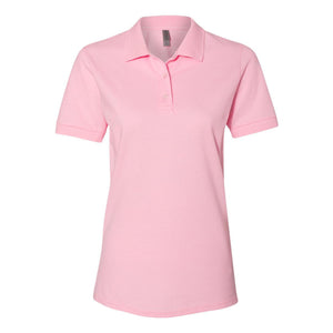 443W JERZEES Women's 100% Ringspun Cotton Piqué Polo Classic Pink