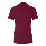 443W JERZEES Women's 100% Ringspun Cotton Piqué Polo Maroon