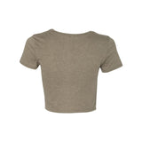 6681 BELLA + CANVAS Women’s Crop Tee Heather Olive