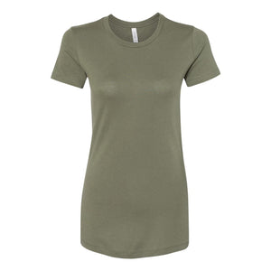 6004 BELLA + CANVAS Women's Slim Fit Tee Military Green