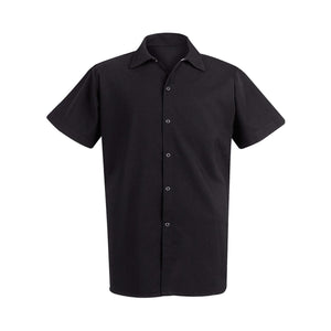 5035 Chef Designs 100% Spun Polyester Cook Shirt Black