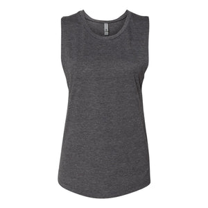 5013 Next Level Women’s Festival Muscle Tank Charcoal