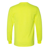 8400 Gildan DryBlend® 50/50 Long Sleeve T-Shirt Safety Green