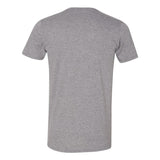 982 Anvil Lightweight V-Neck T-Shirt Heather Graphite