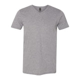 982 Anvil Lightweight V-Neck T-Shirt Heather Graphite