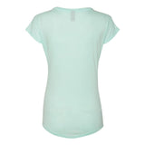 6750VL Anvil Women’s Triblend V-Neck T-Shirt Teal Ice