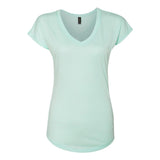 6750VL Anvil Women’s Triblend V-Neck T-Shirt Teal Ice