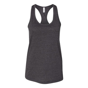 6008 BELLA + CANVAS Women's Jersey Racerback Tank Dark Grey Heather