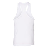 6008 BELLA + CANVAS Women's Jersey Racerback Tank White