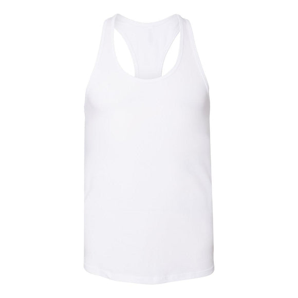 6008 BELLA + CANVAS Women's Jersey Racerback Tank White