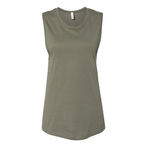 6003 BELLA + CANVAS Women's Jersey Muscle Tank Military Green