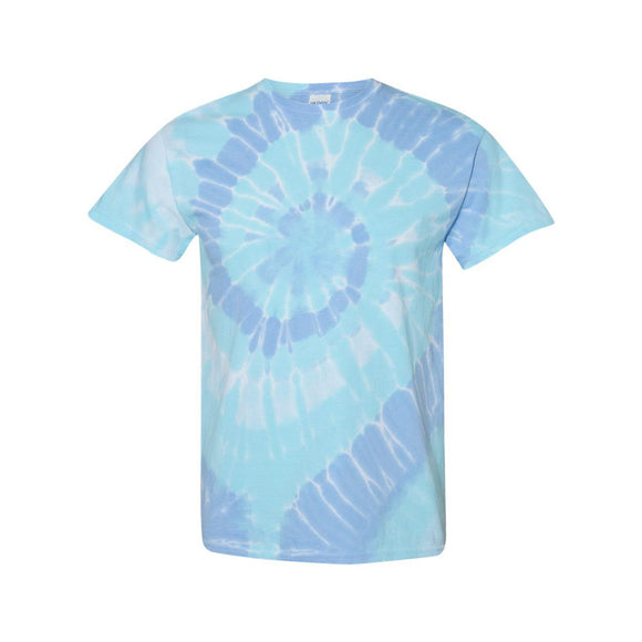 200MS Dyenomite Multi-Color Spiral Tie-Dyed T-Shirt Wildflower