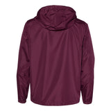 EXP54LWZ Independent Trading Co. Lightweight Windbreaker Full-Zip Jacket Maroon