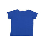 3032 Rabbit Skins Toddler Retro Ringer Fine Jersey Tee Royal/ White