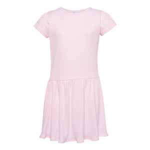 5323 Rabbit Skins Toddler Baby Rib Dress Ballerina