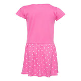 5323 Rabbit Skins Toddler Baby Rib Dress Raspberry/ Raspberry Dot