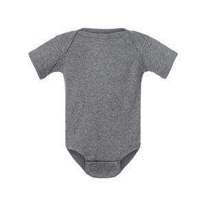 4400 Rabbit Skins Infant Baby Rib Bodysuit Granite Heather