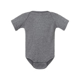 4400 Rabbit Skins Infant Baby Rib Bodysuit Granite Heather