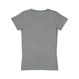 2616 LAT Girls' Fine Jersey Tee Granite Heather